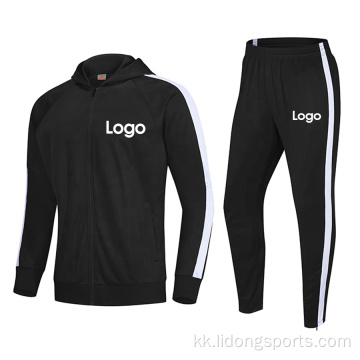 Сәнді ерлер жүгіру Hooded Mens Tracksuits